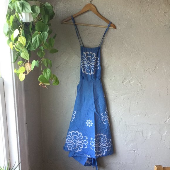 VINTAGE Handmade Wrap Dress - Picture 3 of 9